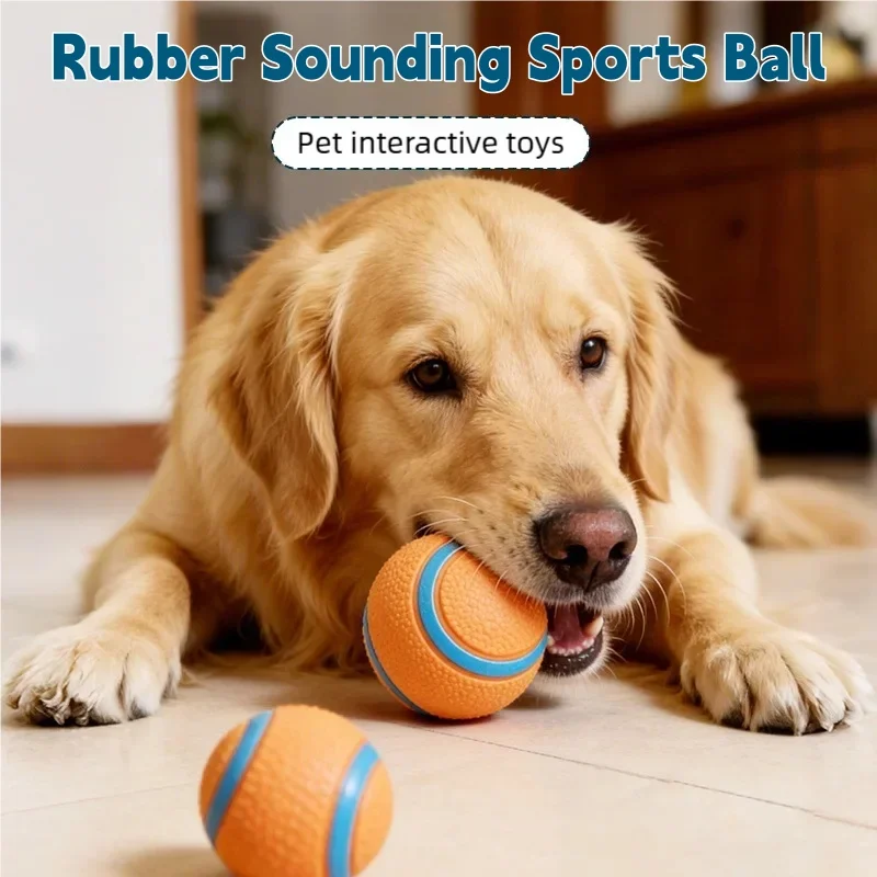 Tough Solid Elastic Dog Toy Ball Jumping Fetch Ball Bite Resistant Puppy Chew Ball Pet Accessories 1005012239705314