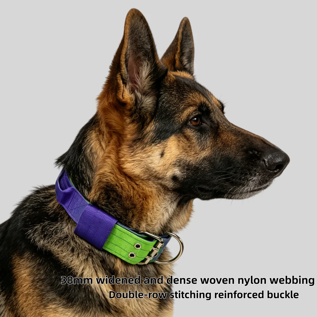 Adjustablegradientheavydutydogcollarformedium to Large Dogs Waterproof Soft Padded Pitbull German 1005012240382847