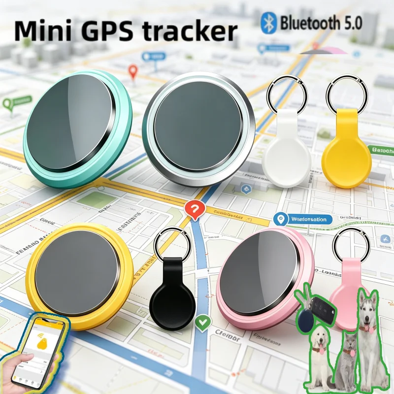 New GPS Tracker Device Smart Anti-Lost Reminder for Pets Bag Wallet Bluetooth Finder Air Tag 1005012253618188