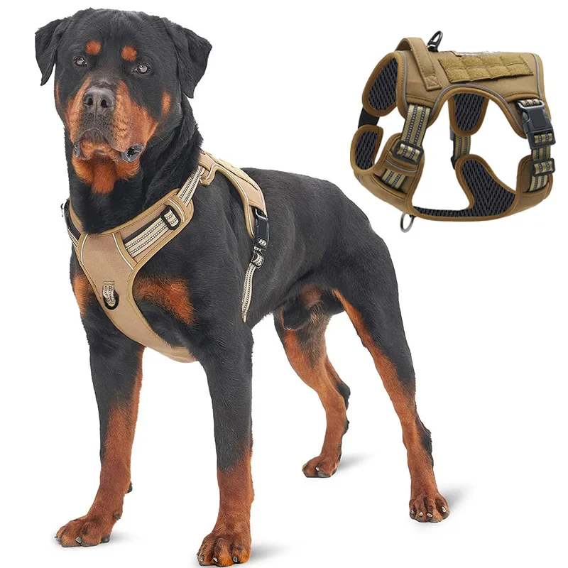Military Tactical Pull Large Dog Harness 1005012253847385