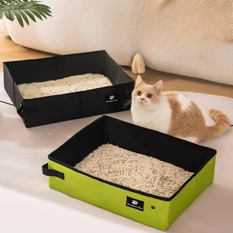 Portable Folding Travel Pet Litter Box Dog Toilet Tray Folding Cat Litter Potty Waterproof Outdoor 1005012255418411
