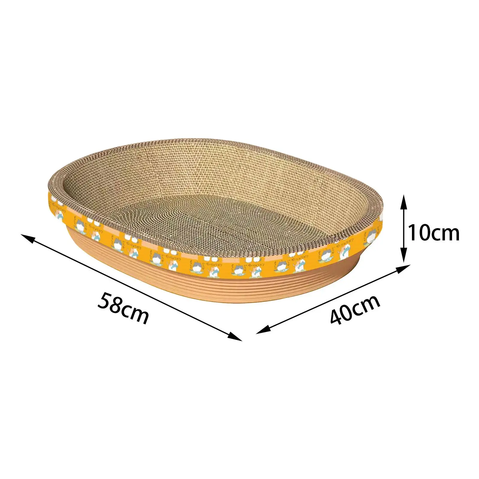 Cat Scratcher Lounge Kitty Scratching Pad Training Relaxing for Indoor Cats Play 1005012255671054
