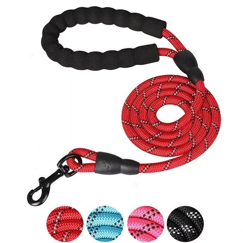 Reflective Dog Leash with Comfortable Padded Handle Double Heavy Duty Traction Rope for Strong (1.2M) 1005012255757560