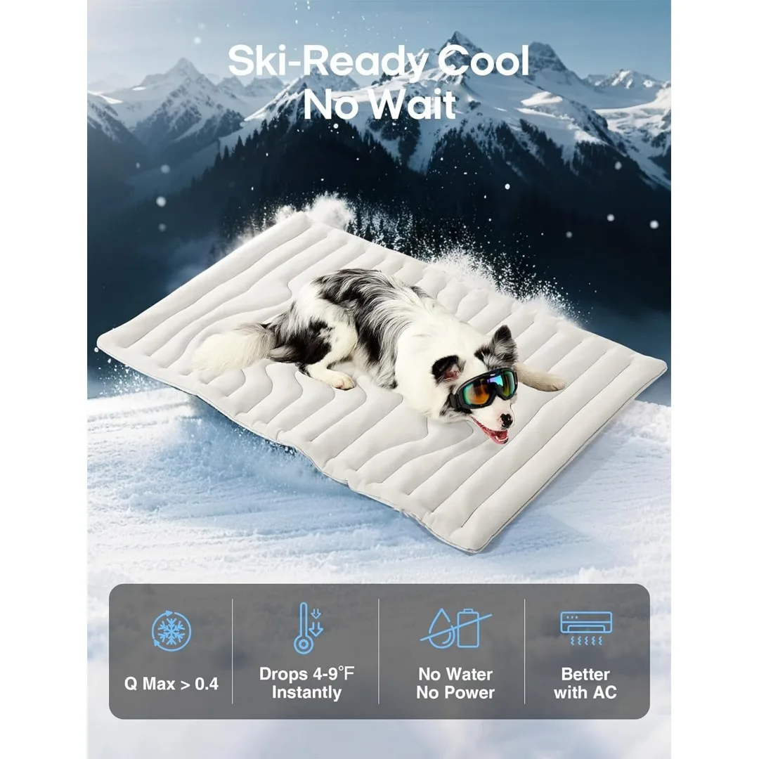 Dog Cooling Mat 2026 Upgraded Arc-Chill Cooling Dog Bed Mat, Washable Pet Cooling Pad 1005012259115523