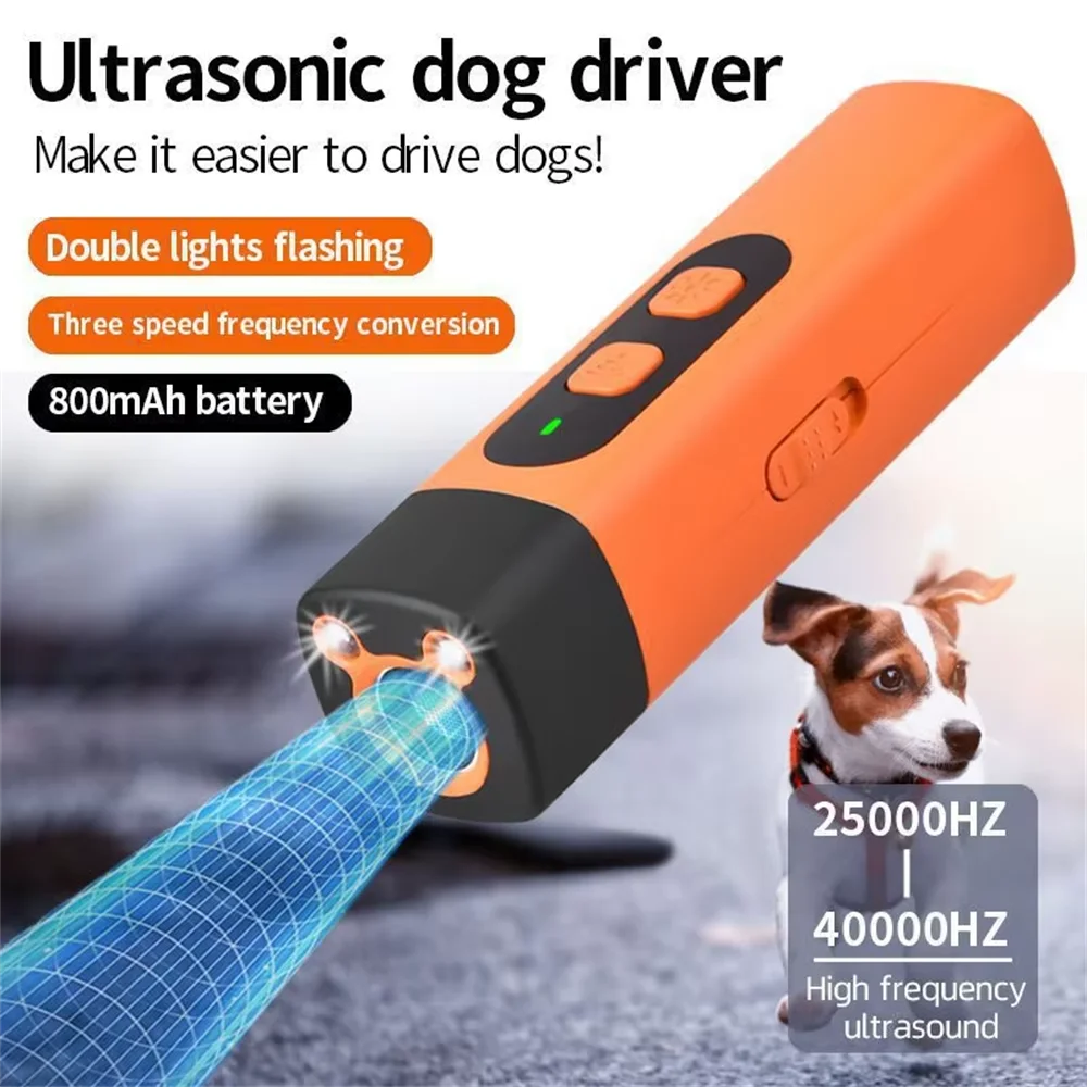 Rechargeable Ultrasonic Pet Training Control Device Dog Barking Deterrent Trainer to Stop Barking 1005012260811252