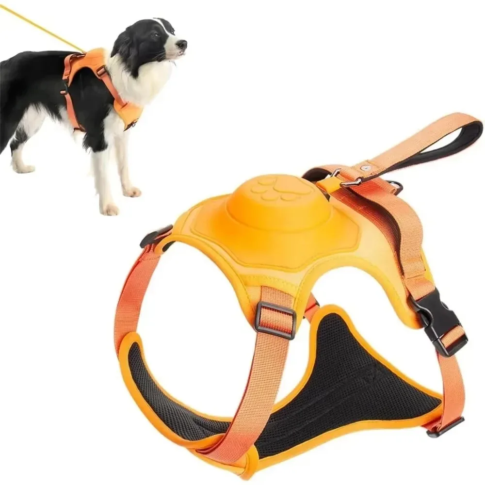 Dog Collar Harness for Medium Large Dogs Explosion-Proof Punch Breathable Adjustable Pet Harness 1005012265417861