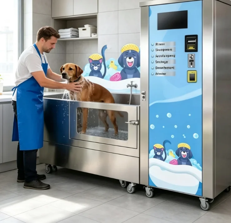 Customize Smart Pet Bath Cabinet Full Automatic Constant Temperature Shower Washing Quick Dryer 1005012271905459