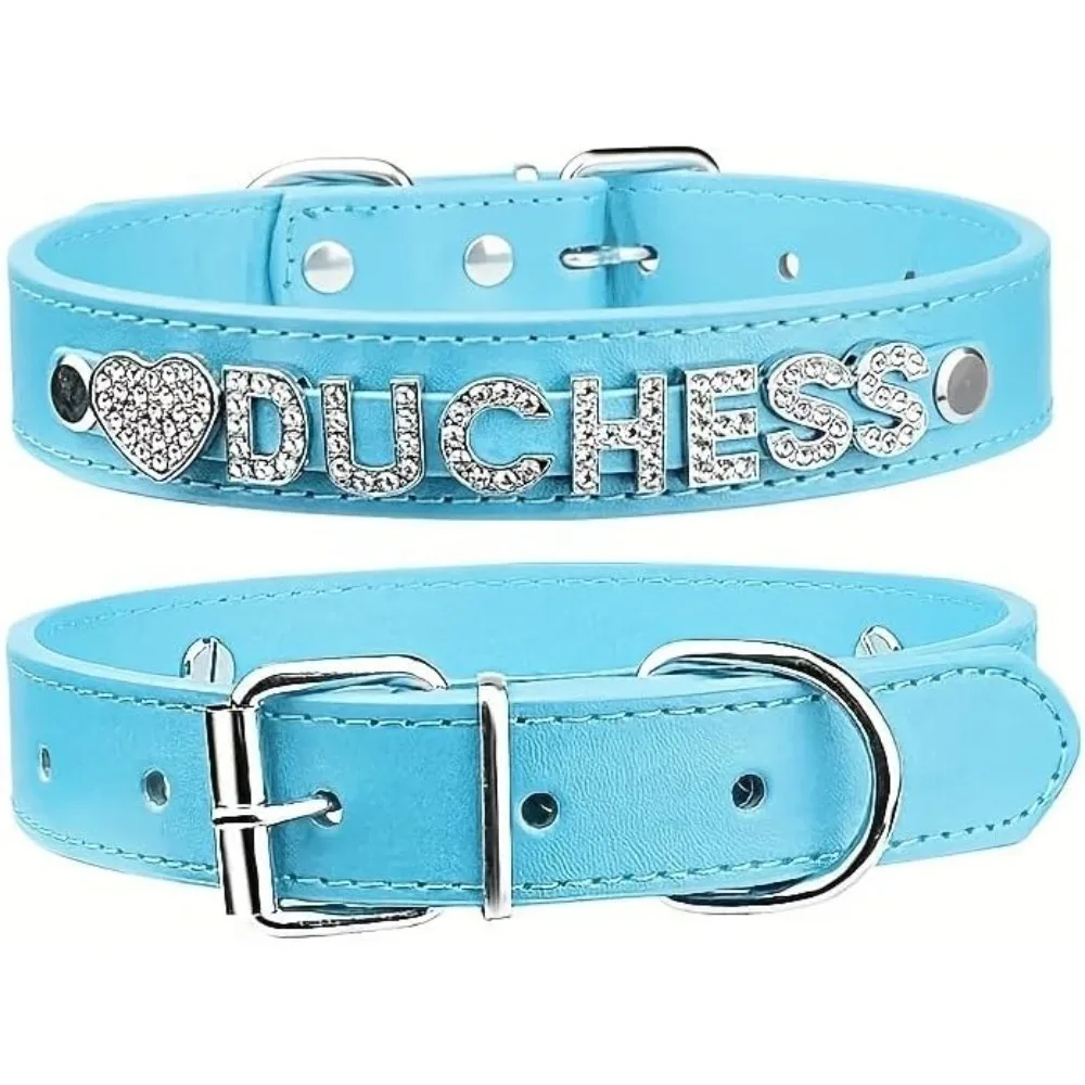 Personalized Pet Collar with Custom Name Tag DIY Letter Dog Collar Adjustable Cat & Dog Accessory 1005012274311943