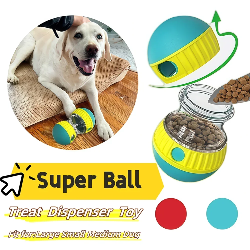 Interactive Dog Toy for Small Medium Large Dogs Cats Treat Dispenser Leaking Food Slow Feeder Pets 1005012275364613