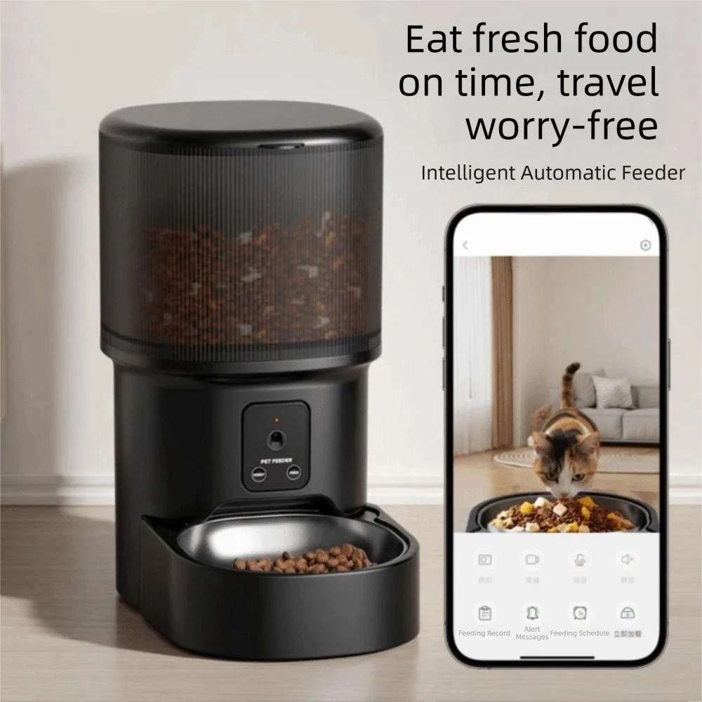 Large Capacity Automatic Pet Feeder Voice Control Remote Control Smart with Camera Timed 1005012278349238