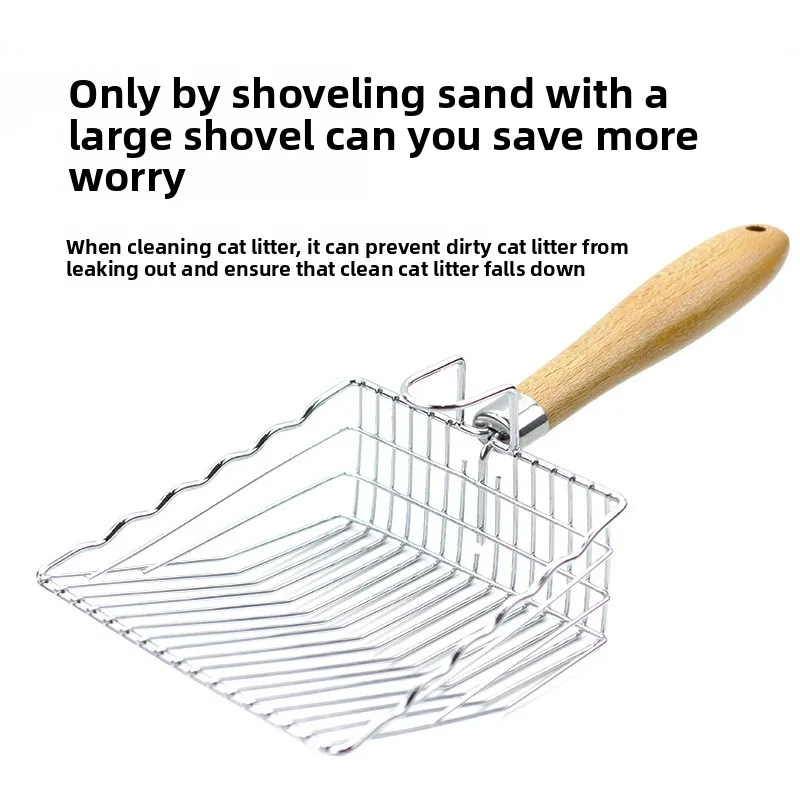 Large Metal Litter Scoop, Poop Shovel for Cats, Essential Litter Shovel 1005012279381270