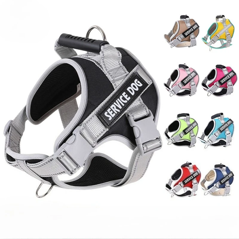 Dog Leash Dog Chest and Back Night Reflective Pet Leash Breathable Explosion-Proof Anti-Breakout 1005012279600069