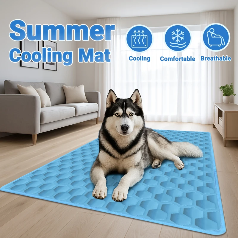 Dog Cooling Mat Summer Pet Cold Bed Extra Large for Small Big Dogs Pet Accessories Cat Durable 1005012281346494