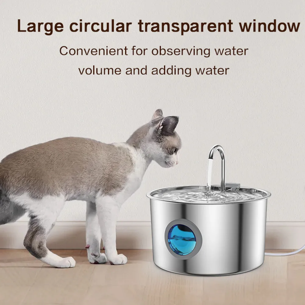 Pet Water Fountain Automatic Water Feeder Triple Filtration Drinking Fountain Cat Water (3.2L) 1005012284086534
