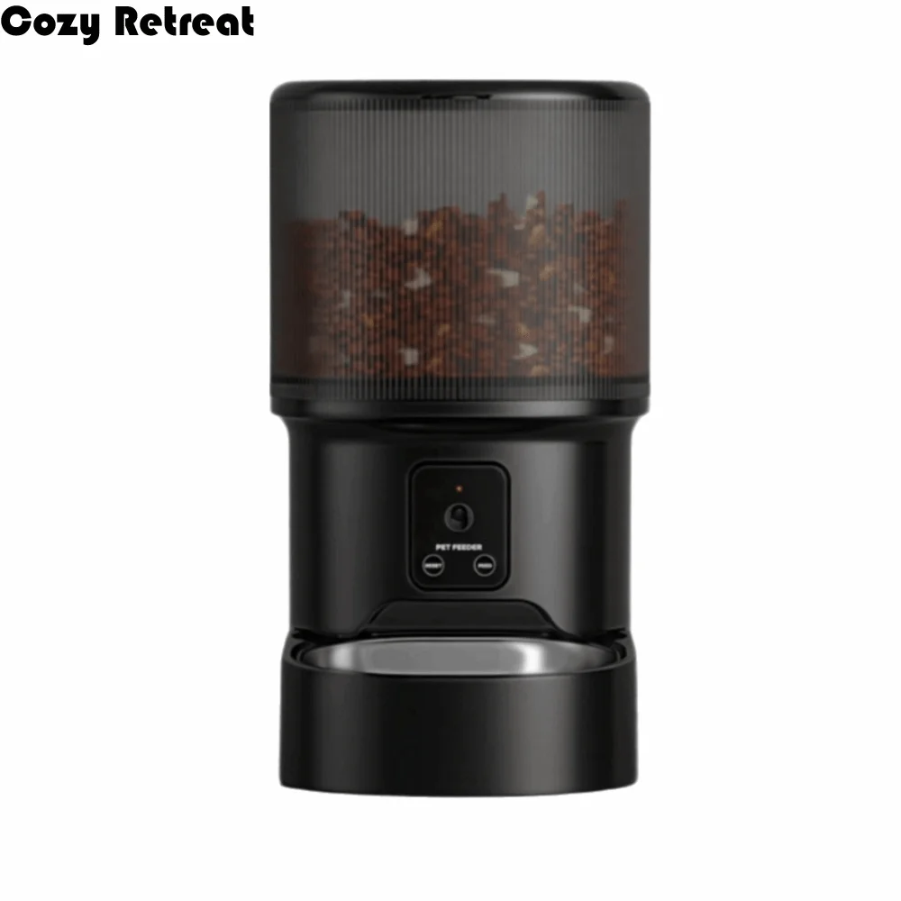 Large Capacity Automatic Pet Feeder Voice Control Timed Feeding Smart with Bowl Remote 1005012284436717