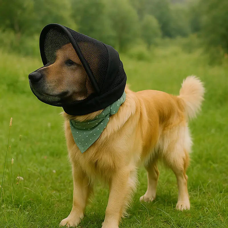 Dog Outdoor Headgear Mosquito Proof Bite Resistant Ear Cover Windproof Warm Breathable Mesh Design 1005012285077393
