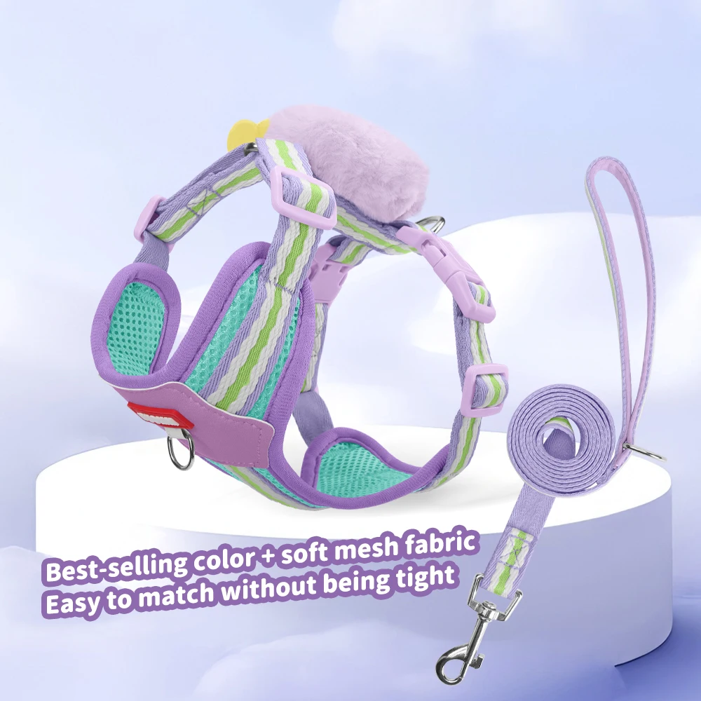 Dog Vest-Style Harness Leash Pet Harness Anti-Escape Small Dog Leash for Small 1005012285123595