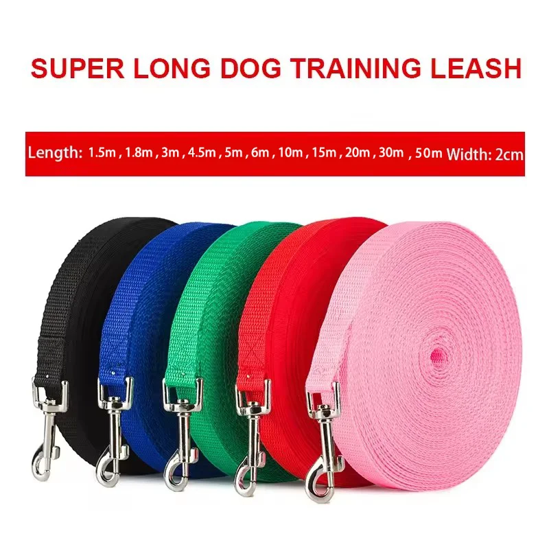 Dog Leash Long Training Lead P Chain Pet Traction Rope Durable Outdoor Walking Leash for Dog Recall 1005012286616832