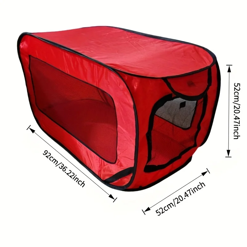 Portable Foldable Pet Tent, Breathable Mesh Cat & Dog House 1005012287241020