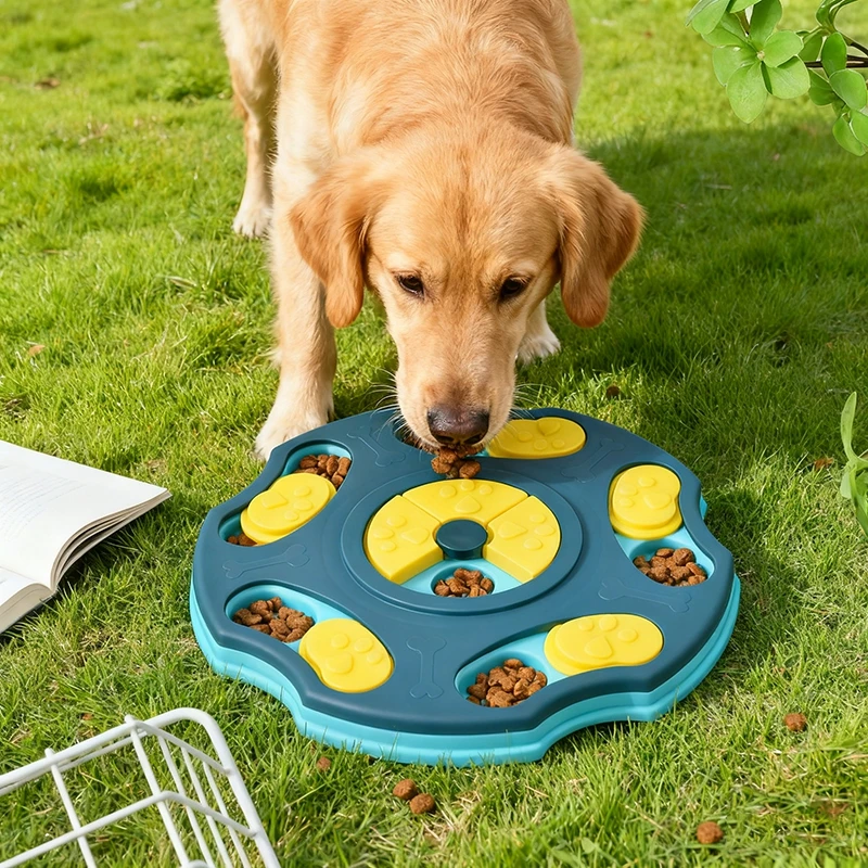 Dog Puzzle Toys Slow Feeder Interactive Increase IQ Food Dispenser Non-Slip Slowly Eating Bowl Cat 1005012288354407