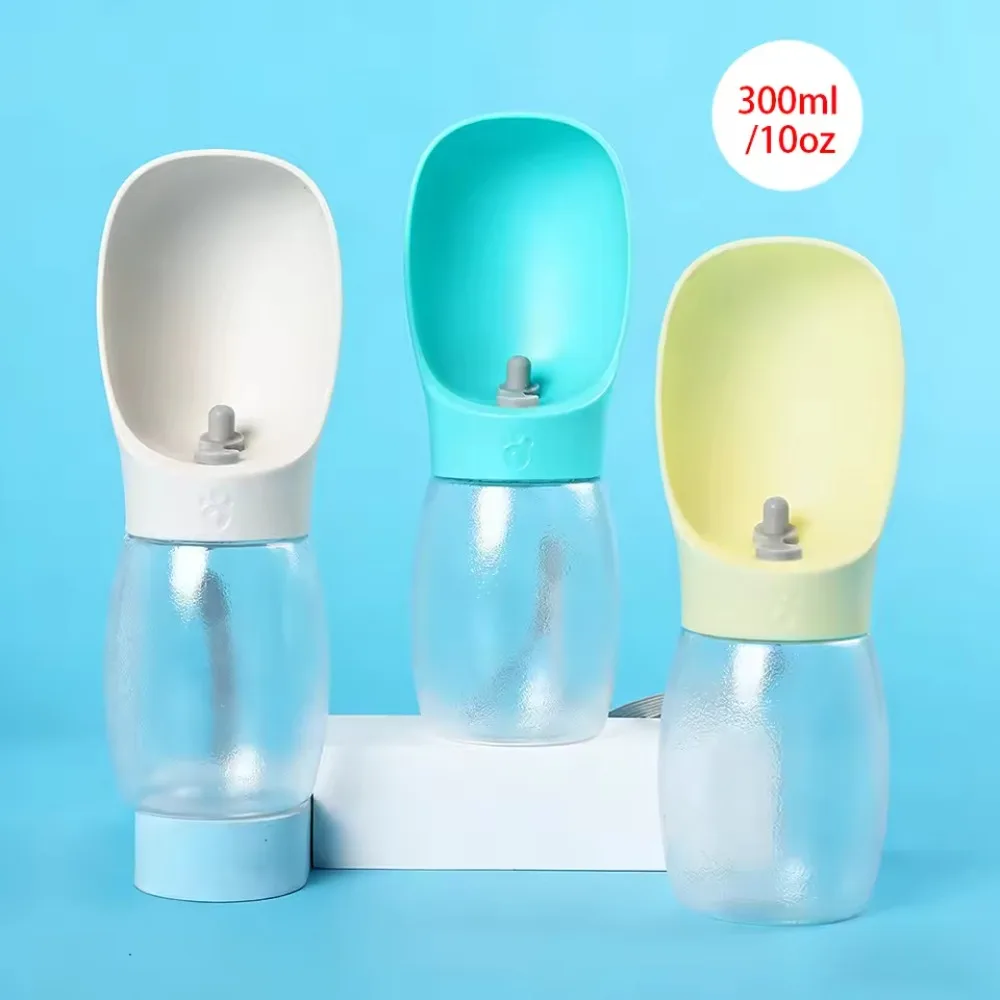 Big Dog Water Bottle Portable Drinking Bowl for Small Dogs Cat Travel Hiking Puppy Pet (300ml) 1005012289384083