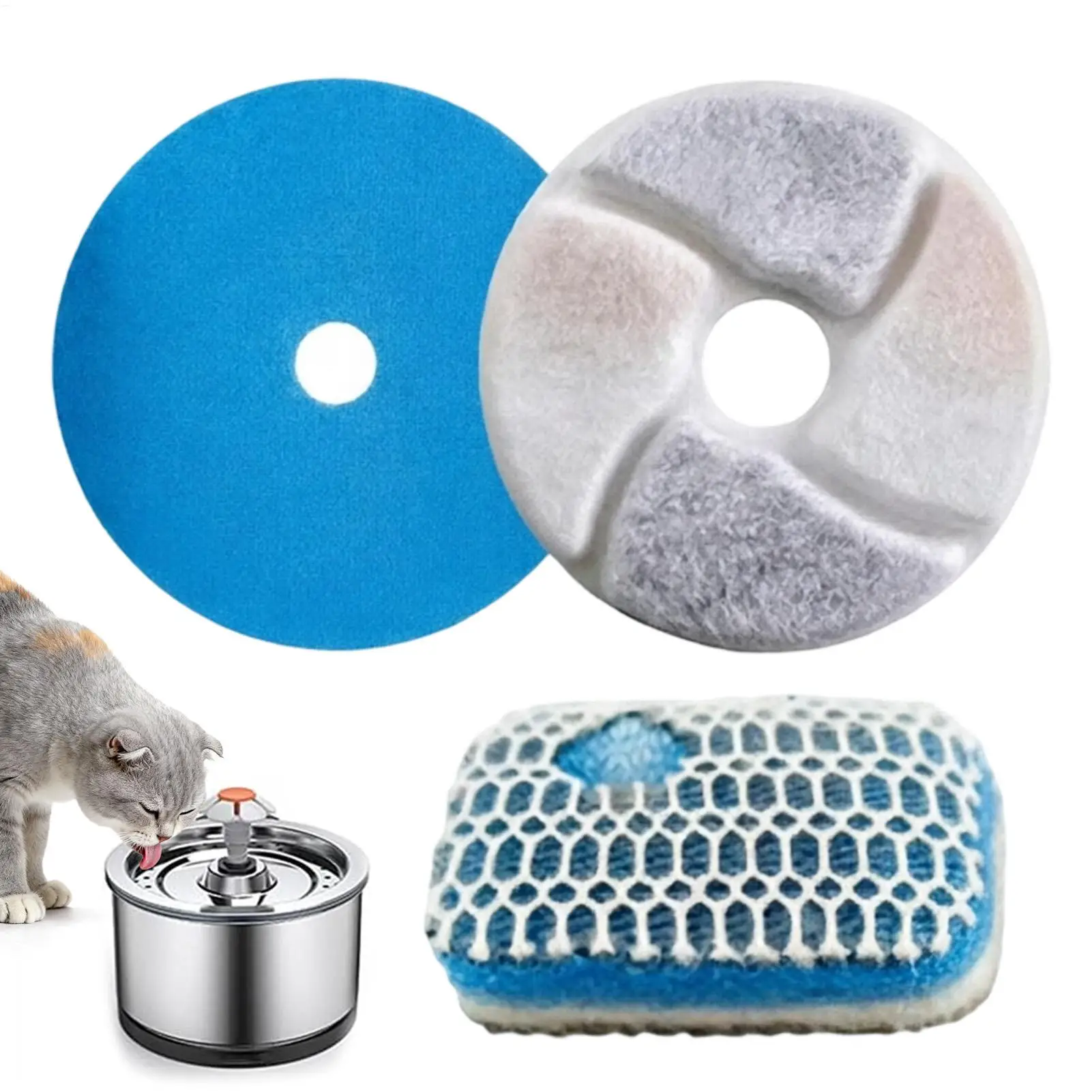 Replacement Activated Carbon Filter for Cat Water Drinking Fountain Replaced Filters for Pet Flower 1005012289946692