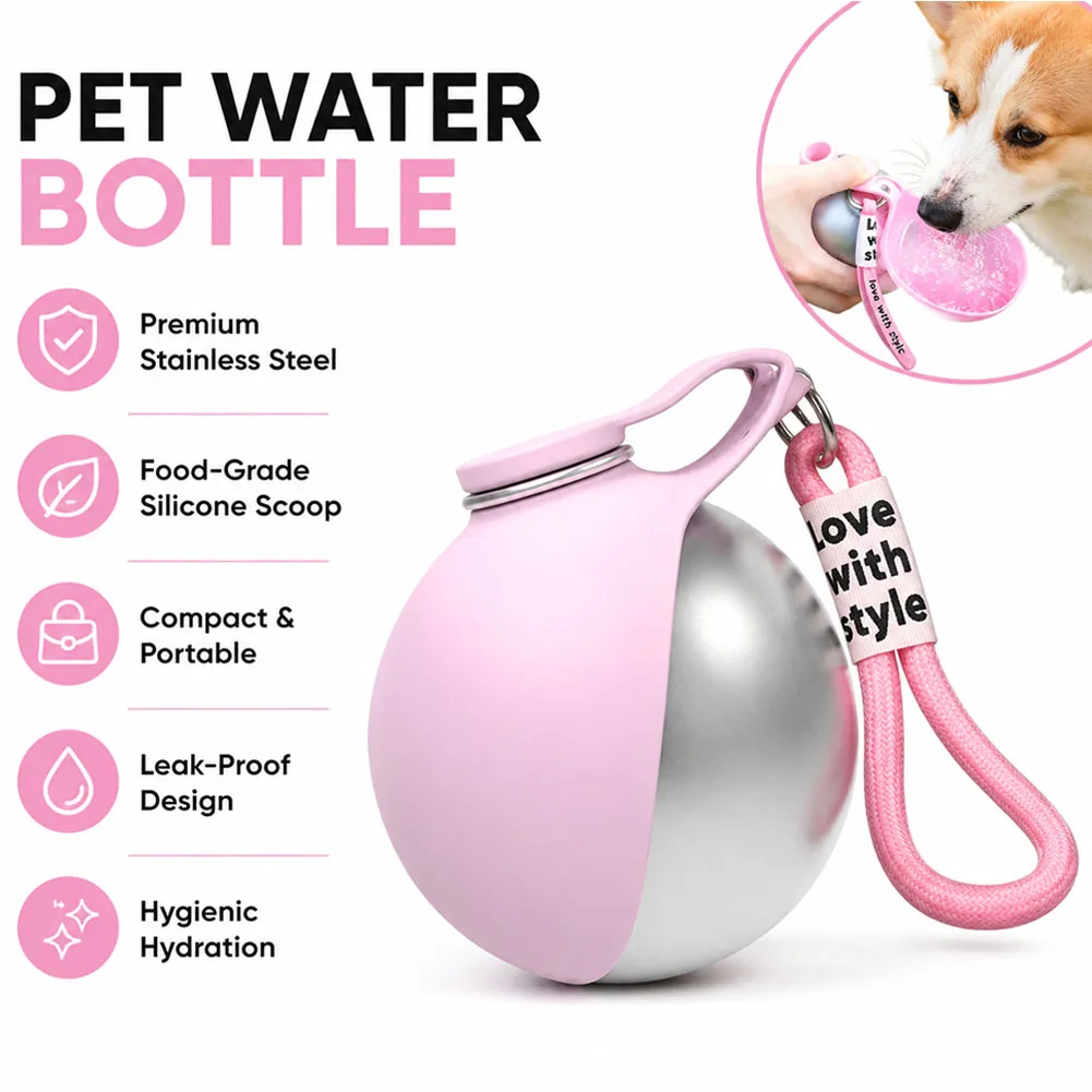Portable Dog Water Bottle for Small Dogs, Leak-Proof & Compact Dog Travel Water Bottle 1005012290286661