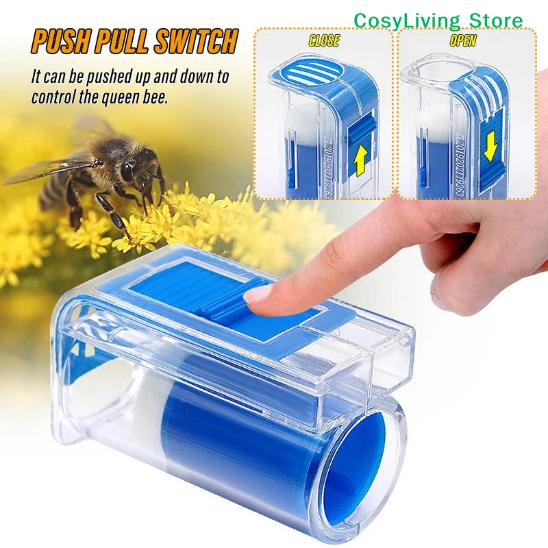 Queen Bee Marking Bottle Plastic Cage Catcher Marker Tool for Beekeeping Apiculture Supplies 1005012290946369