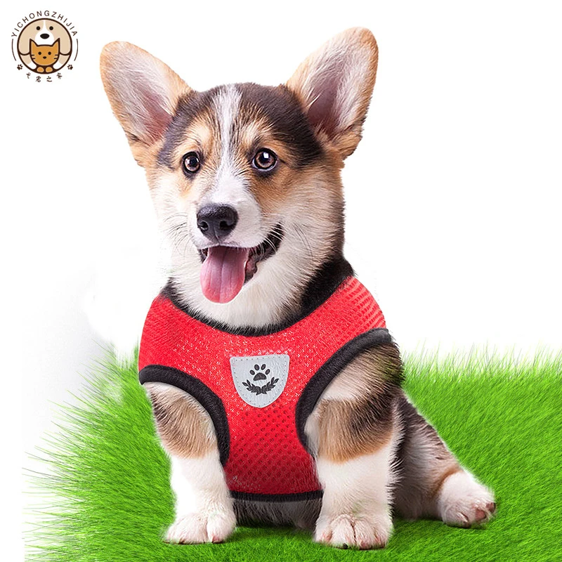 Dog Ventilation Harness Pet Leash Cute Cat and Dog Universal Anti-Pulling Durable Outdoor Chest 1005012293001599