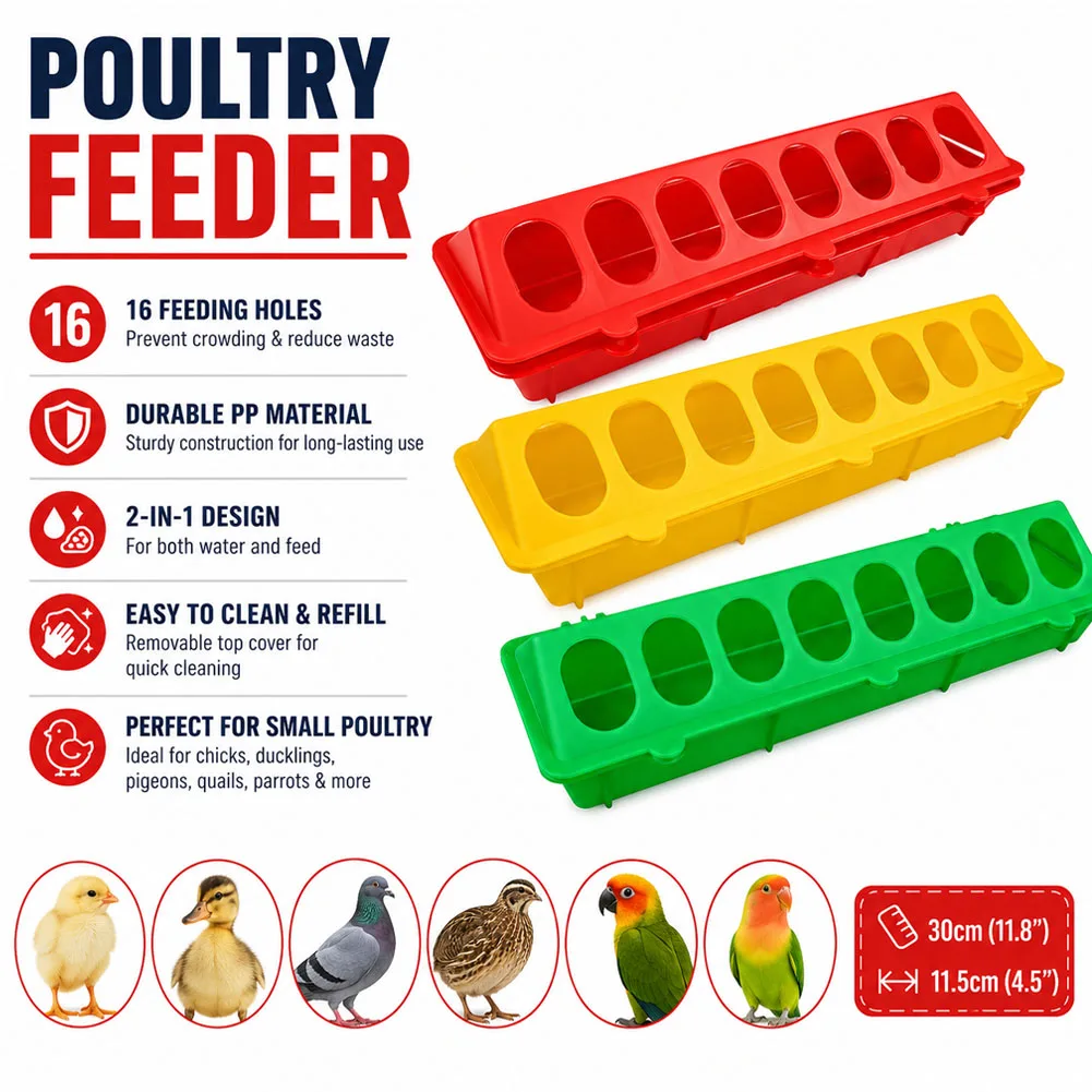 Chicken Feeder Automatic Water Feeder Water Food Dispenser Chicken Birds Chick Waterer Feeding 1005012293621235