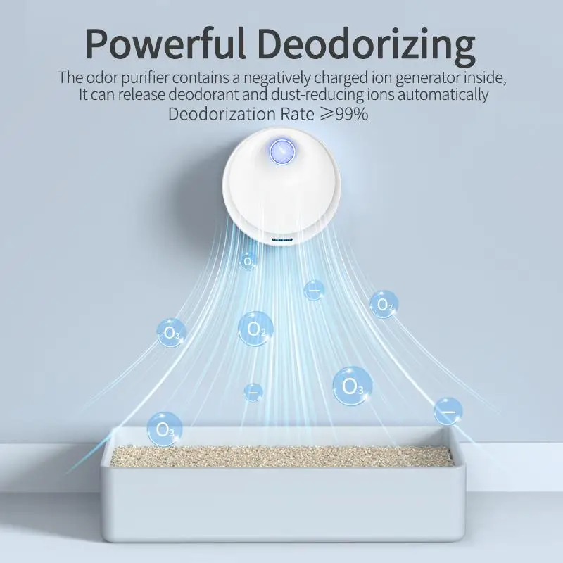 Automatic Electric Air Freshener Pet Abs Deodorizer Cat Litter Smart Sensor Continuous Waste 1005012293789483