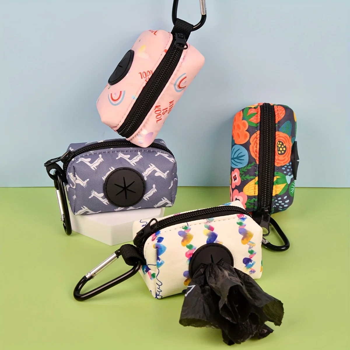 Portable Dog Poop Bag Dispenser Fashion Pet Waste Bag Holder Lightweight Walking Storage Bag Pooper 1005012295480144