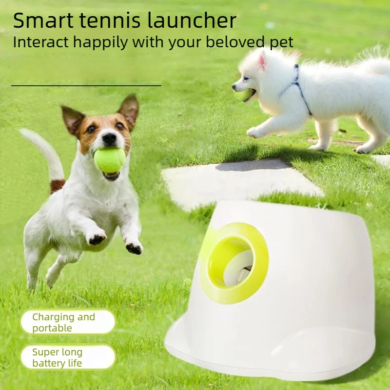 Automatic Dog Ball Launcher, Toy, Tennis Ball Machine, Ball Dispenser, Pet Interactive Launcher 1005012296527974