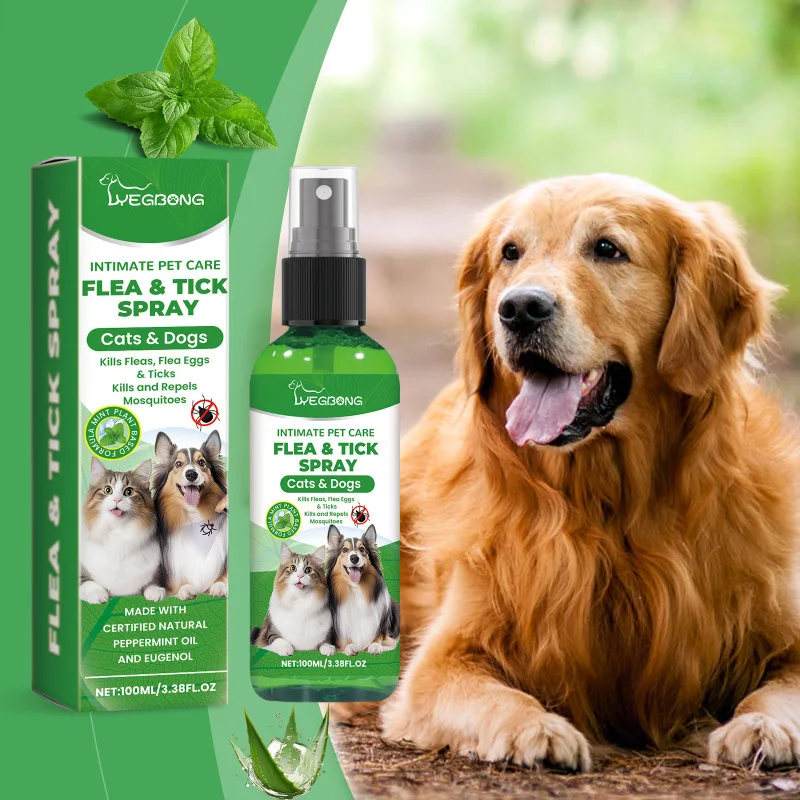 Gentle Cleaning Pet Flea Spray Safe Tick Control Non Toxic Plant Based Formula Fast Acting Flea 1005012297249440