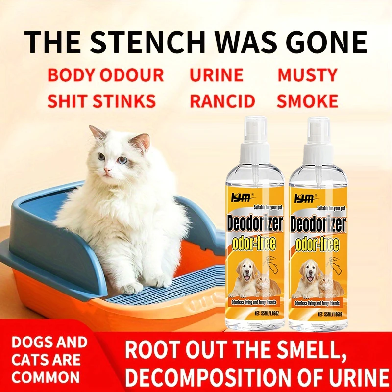 Pet Deodorizer Spray Odor Removal for Dogs Cats Fresh Scent Long Lasting Eliminate Smell for Home 1005012297716600