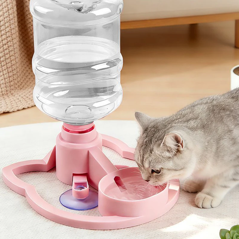 Automatic Water Dog Automatic Feeders Plastic Water Bottle Anti Overturning Cat Drinking Machine 1005012298956821