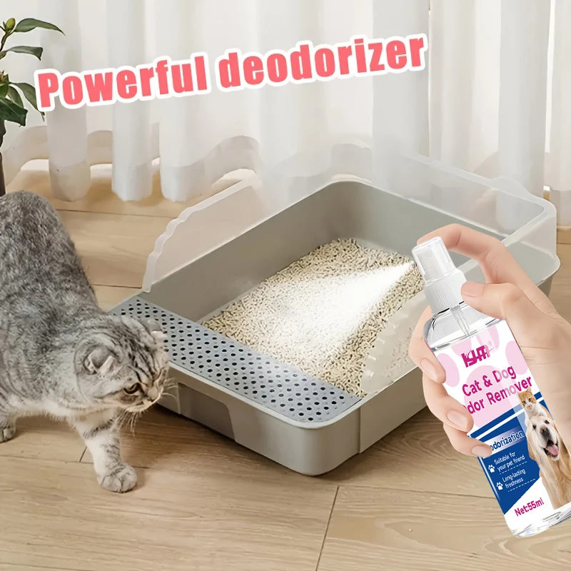 KJM-55ML Powerful Multi-Purpose Pet Odor Eliminator Spray Safe Deodorizer for Litter Box Kitchen 1005012299158323