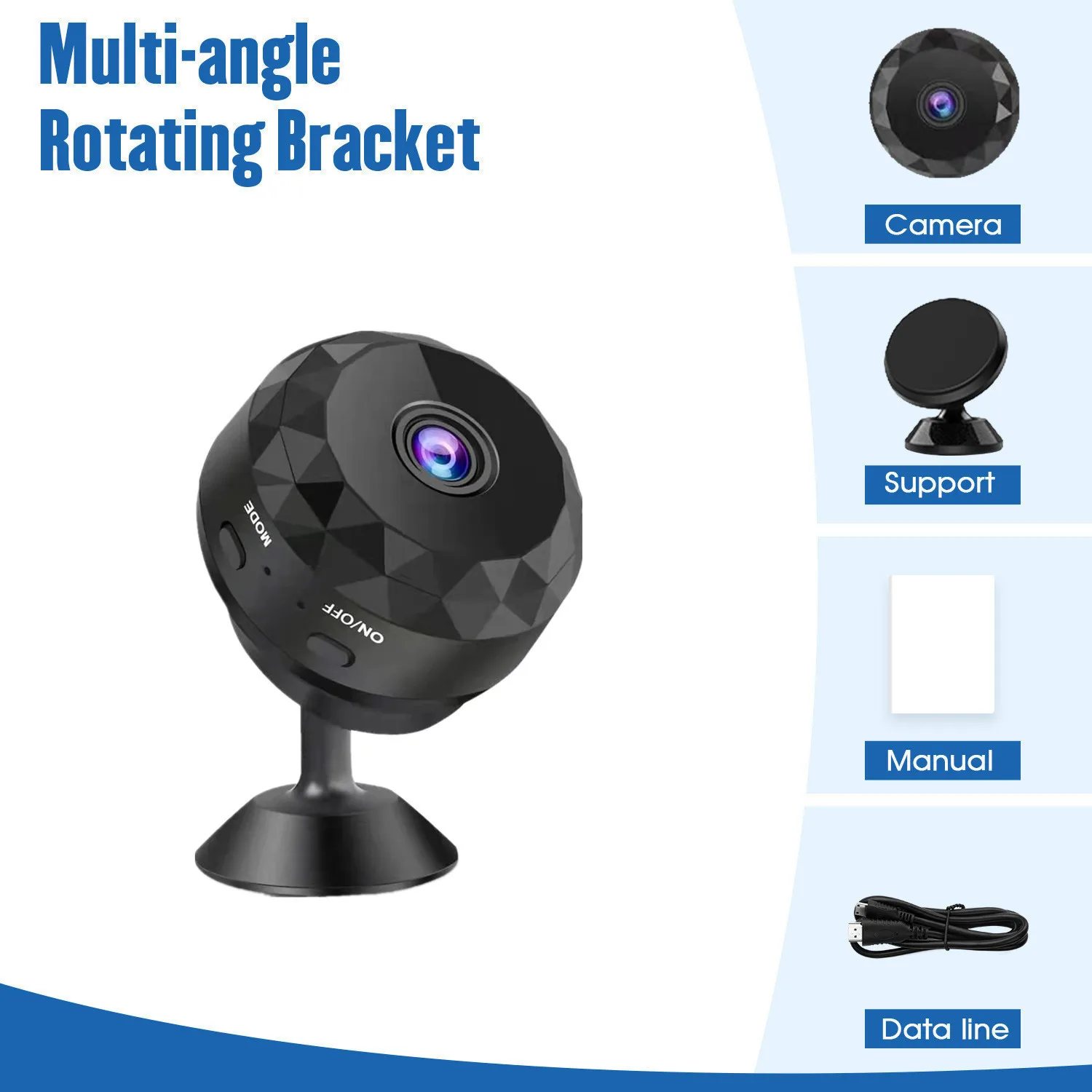 Wireless 1080P HD Mini IP Camera Wifi Remote View Audio Video Recording Camera for Home Security 1005012299791143