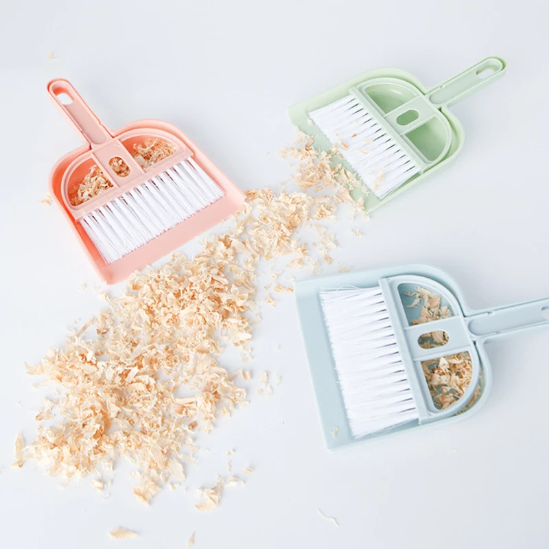 Guinea Pig Toilet Broom Accessories Cat Hamster Dustpan Small Broom Set Pet Professional Cleaning 1005012299830438