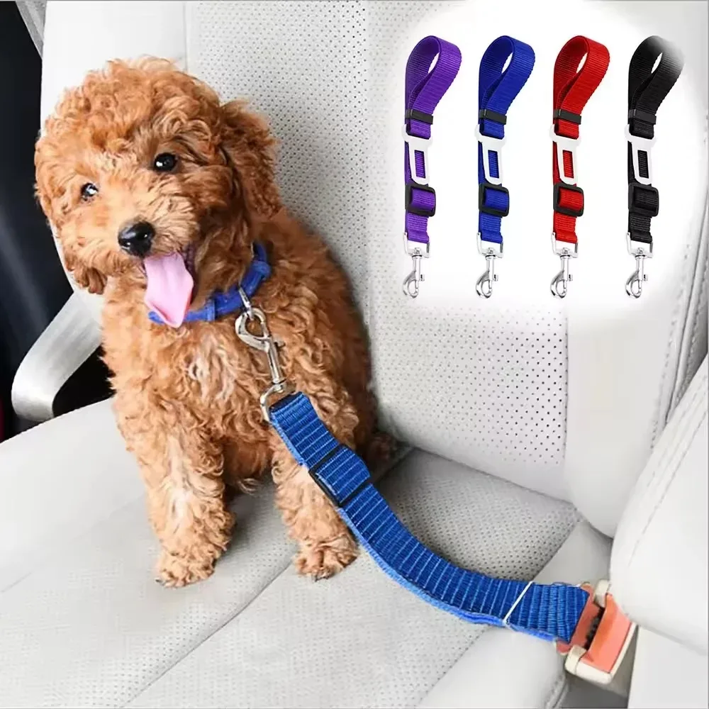 Pet Cat Dog Car Seat Belt Suitable for Universal Safety Buckle Adjustable Safety Rope (1pc) 1005012304626678