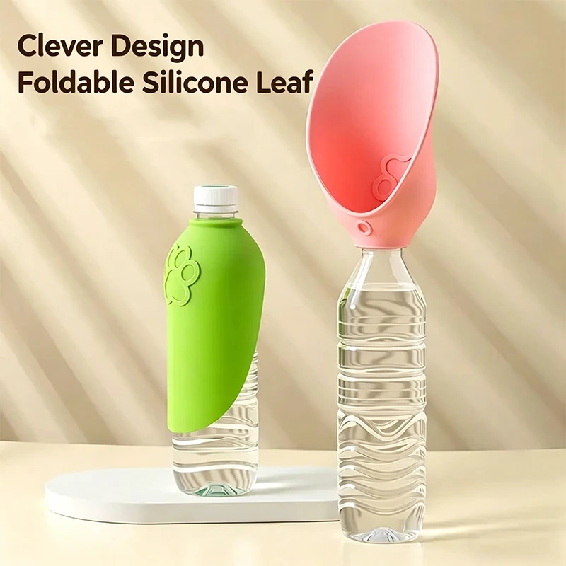 Portable Silicone Pet Water Bottle, Outdoor Dog/Cat Travel Drinking Bowl 1005012306422043