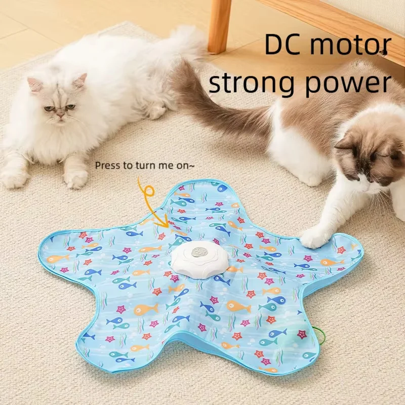 Cat Hunting Carpet, Teasing Stick, Five Pointed Star Toy, Automatic Rotating Wheel, Self Hi 1005012306781580