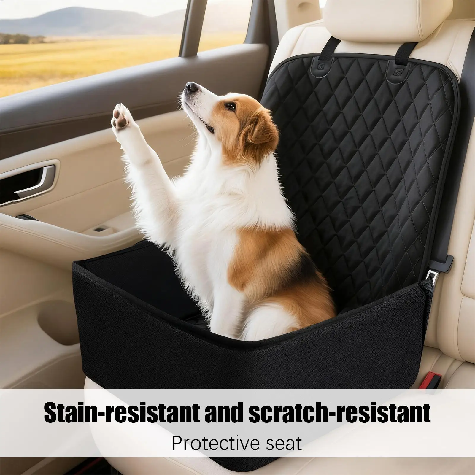 Fortruck Dog Car Seat Large Waterproof Pet Carseat Cushion Protector Carrier for Bed Barrier 1005012307406671