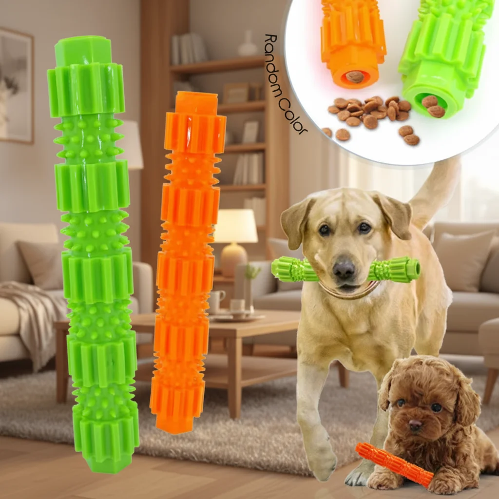 Dog Toy Indestructible Pet Chew for Aggressive Chewers Treat Dispensing Rubber Teeth Cleaning 1005012307599911