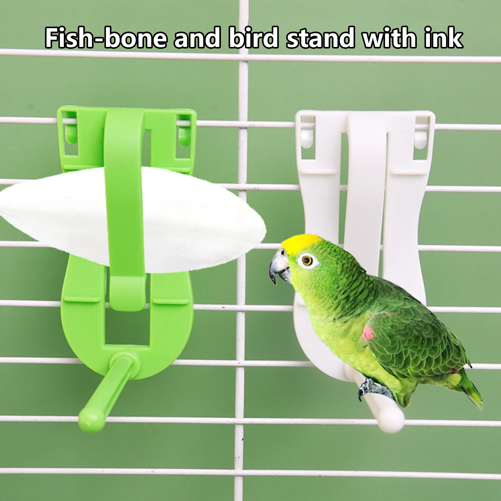 Bird Vegetable Clip Plastic Bird Perch with Food Durable Bird Feeding Hanger Clip 1005012307645744