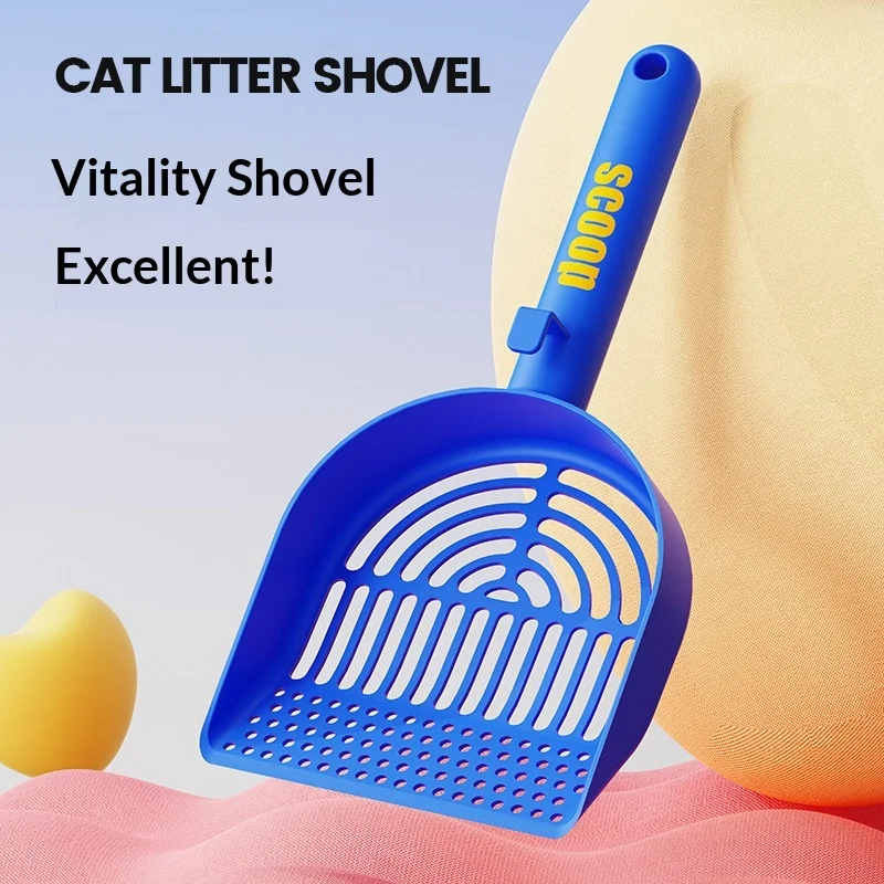 Large Plastic Cat Litter Scoop for Cleaning Feces, Non-Stick Bottom, Pet Hook Shovel Cleaning Tool 1005012312465274