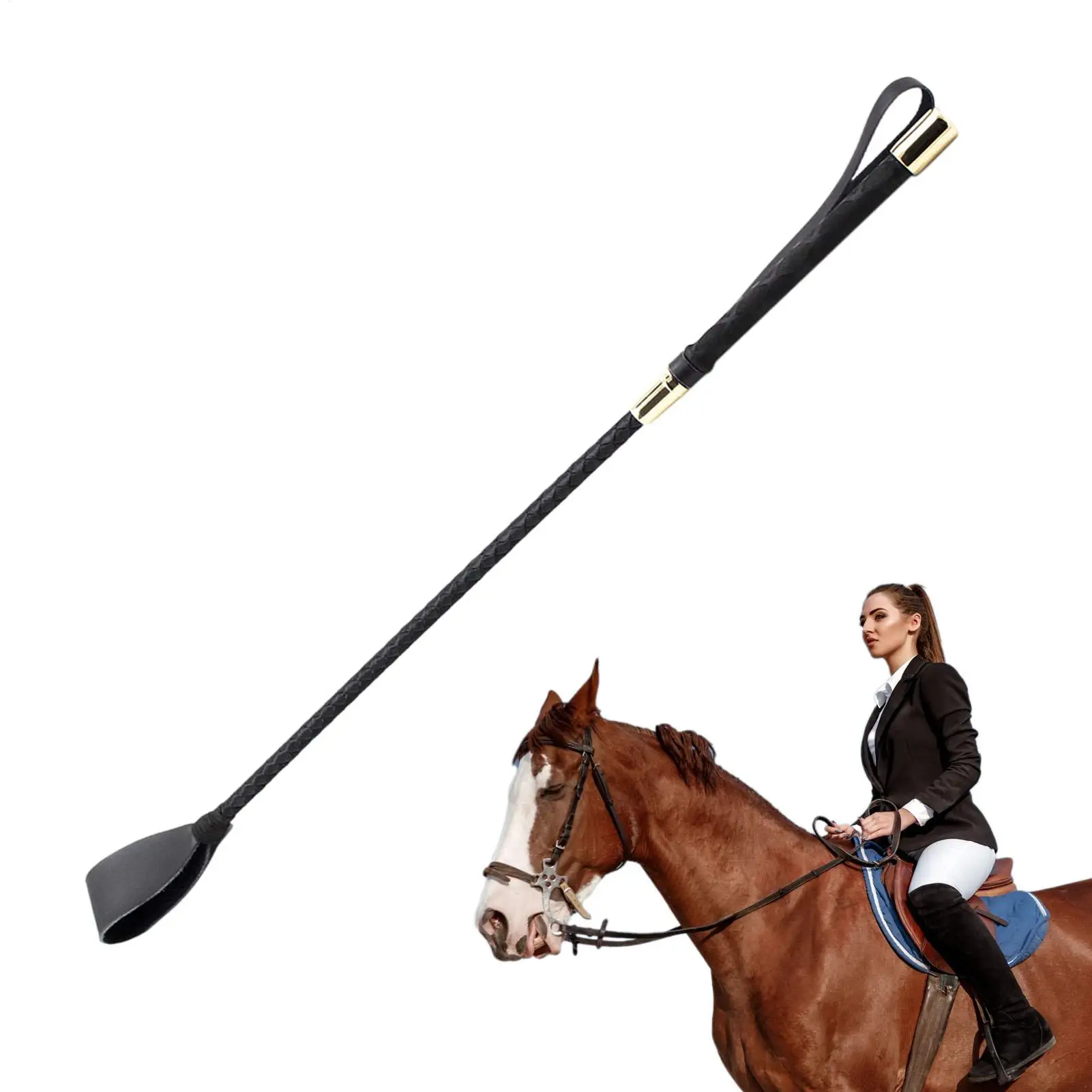 Training Whip Riding Crop 30/45/54/60CM with Anti-Slip Grip Durable Slapper Horse Rope Racing Tool 1005012317843318