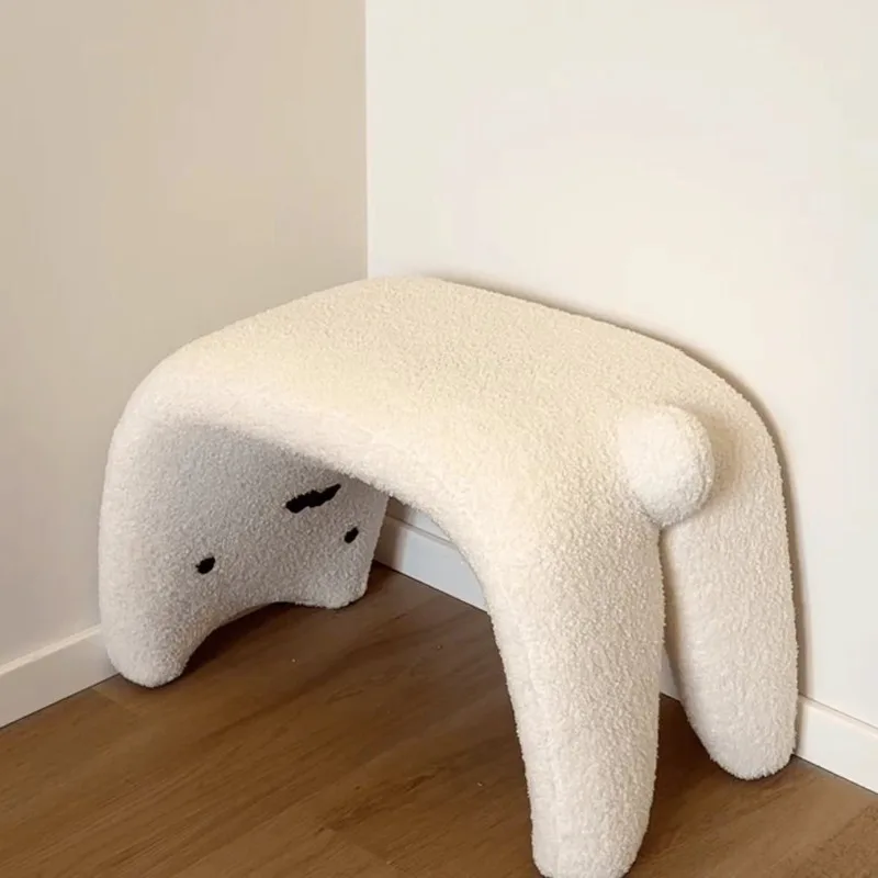 Cat Shoe Change Stool Household Door Shoe Stool Entry Small Stool Entrance Sofa Hair Stool Cream 1005012320200001