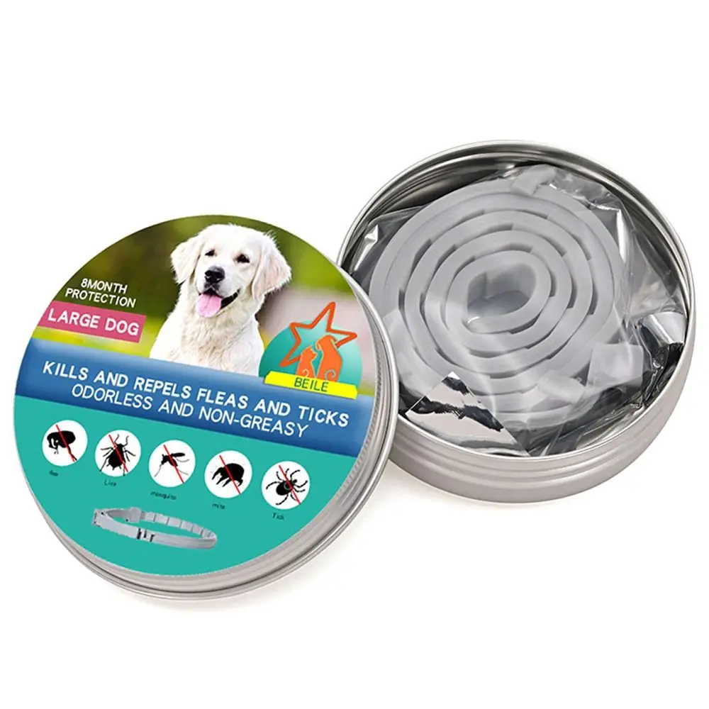 56/72cm Retractable Dog Calming Collar Antiparasitic Anxiety Relief Pet Anxiety Collar Silicone 1005012320233632