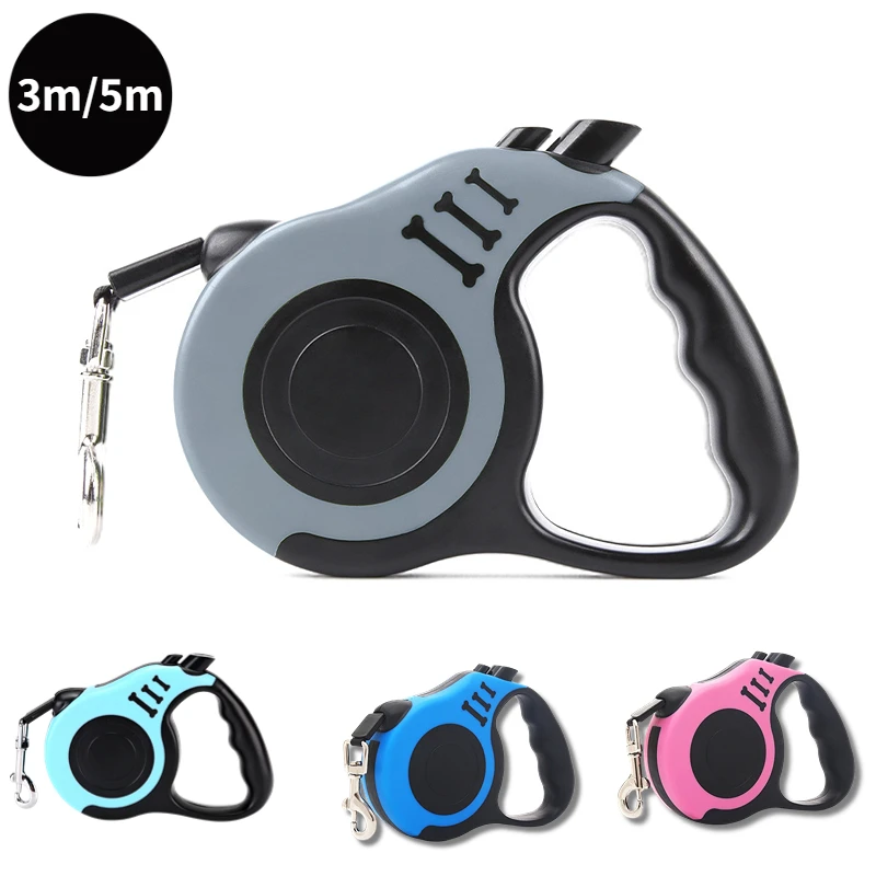 3 /5 M Dog Leash for Small Dogs Cat Automatic Retractable Durable Nylon Lead Puppy Outdoor Travel 1005012322962744